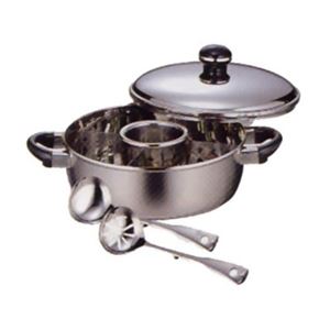 オブジェ おでん湯豆腐 25cm&中子&仕切&お玉&穴明きお玉 OJ-8-2
