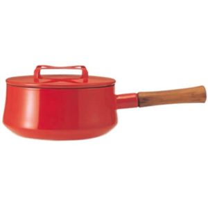 DANSK (ダンスク) ホーロー鍋シリーズ コベンスタイルII 片手鍋 18cm 赤 504410