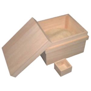 木曽工芸 桐米びつ 10kg用(一合桝付)