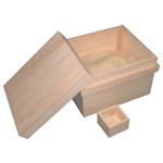 木曽工芸 桐米びつ 10kg用(一合桝付)