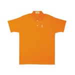GOSEN(ゴーセン) ワンポイントポロシャツ T0808 オレンジ XL