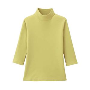 汗染み防止着やせTシャツ 7分袖 グリーン L