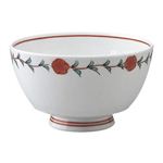 安寿 茶付(小) 赤絵唐花