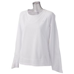 adidas(アディダス) 365ファブリックXロングスリーブTシャツ ホワイト L IU527 E93408
