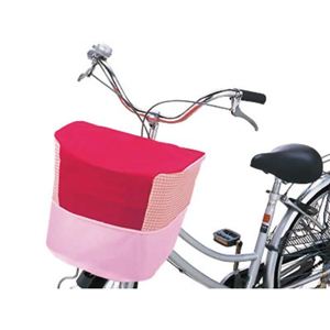 防犯自転車カゴカバー レギュラー ピンク