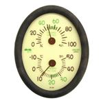 クレセル エコロジー 温度計・湿度計 (壁掛け・卓上両用) CR-136E