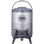 ピーコック キーパー 広口タイプ ダブルコック シルバー 9.5L INT-100