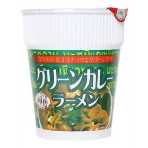 【ケース販売】タイの台所 カップグリーンカレーラーメン 70g*12個