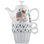Shinzi Katoh Tea For Two ティーポット&カップ2個組 Elephant C206