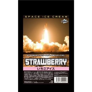 SPACE FOOD(宇宙食) スペースアイスクリーム(ストロベリー) 【3セット】