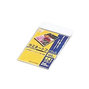 アイリスオーヤマ ラミネートフィルム 写真L判サイズ 20枚 【11セット】
