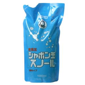 無添加シャボン玉スノール 液体タイプ つめかえ用 1000ml 【4セット】