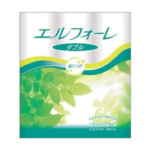エルフォーレ トイレットティシュー 18R(ダブル) 【4セット】