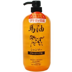 ジュンラブ 馬油シャンプー ダメージヘア用 1000ml 【4セット】