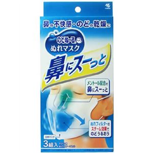 のどぬーるぬれマスク 鼻にスーっと 3組入 【5セット】
