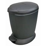 simplehuman ダストボックス プラスチックステップカン 6L ブラック CW1319 【ホーム＆キッチン ゴミ箱】