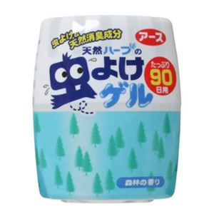 天然ハーブの虫よけゲル 90日用 森林の香り 260g 【6セット】