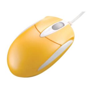 ロアス オプティカルホイールマウス MUS-CKT49-Y(イエロー) 【2セット】