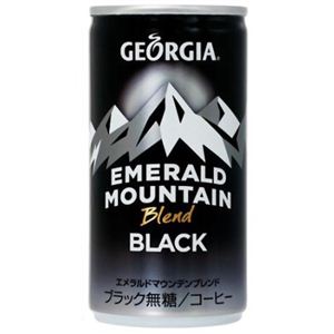 ジョージア エメラルドマウンテンブレンド ブラック 185g*30本 【2セット】