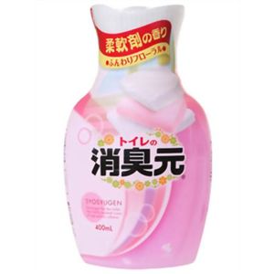 トイレの消臭元 柔軟剤の香り ふんわりフローラル 400ml 【15セット】