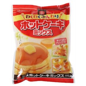お菓子百科 わくわくふんわり ホットケーキミックス 600g 【12セット】