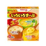 おいしさいろいろすーぷ(コーンスープ・ポタージュ・かぼちゃ) 3種8袋 【10セット】