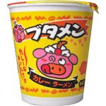 【ケース販売】おやつカンパニー ブタメン カレーラーメン 37g*15個 【11セット】