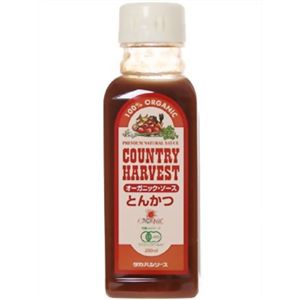 カントリーハーヴェスト オーガニック・ソース とんかつ 200ml 【10セット】