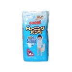 グーン トレーニングパンツ 男の子用(9-14kg) 34枚入 【2セット】