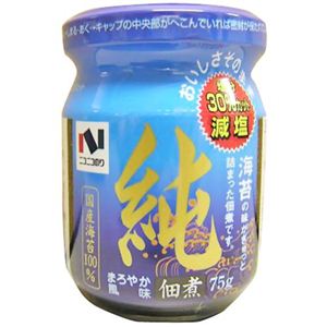 海苔佃煮 純 減塩 75g 【11セット】