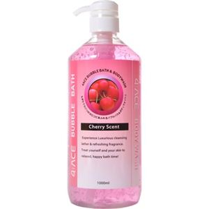 フォーエース バブルバス&ボディウォッシュ チェリー 1000ml 【3セット】