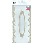 ティッシュボックスカバーtiti ゴールドレース 【6セット】