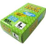 ビニテ極薄手袋 L 100枚入 【3セット】