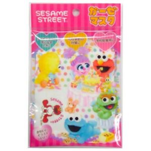 セサミストリート SSガーゼマスク エルモベアだっこ 【7セット】