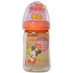 ピジョン哺乳びん 母乳実感 プラスチック製 160ml ディズニーベビー 【2セット】