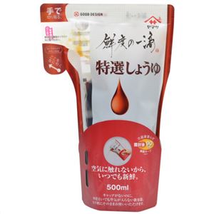 ヤマサ 鮮度の一滴 特選しょうゆ 500ml 【18セット】