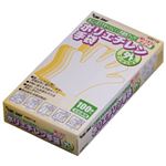 GloveMania ポリエチレン手袋 外エンボス 100枚入 #2012 クリア M 【3セット】