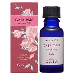 GAIA PMSシリーズ アロマオイル(マッサージオイル)・グリーンハーブ 20ml 【2セット】