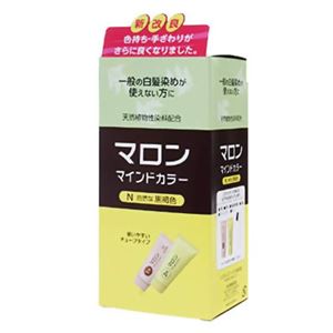マロン マインドカラーN 自然な黒褐色 【4セット】画像１