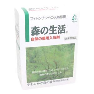 森の生活 薬用入浴剤 6包入(無色透明) 【2セット】