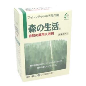 森の生活 薬用入浴剤 6包入(乳白色) 【2セット】