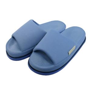 （まとめ買い）リフレクソロジースリッパ リフレM ライトブルー×2セット