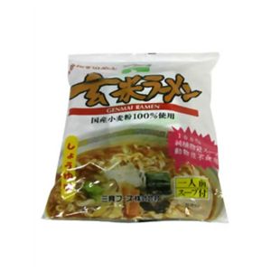 三育 国産小麦粉100% 玄米ラーメン 100g 【10セット】