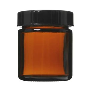 生活の木 茶色ガラス・クリーム容器 50ml 【4セット】