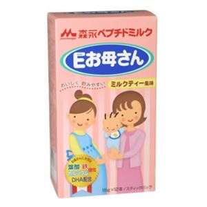 森永ペプチドミルク Eお母さん ミルクティー風味 18g*12本入 【5セット】