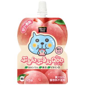 ぷるんぷるんQoo(クー) ピーチ味 125g*6個 【4セット】