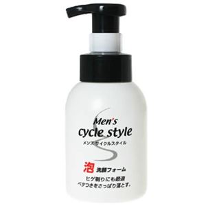 メンズサイクルスタイル 泡洗顔フォーム 本体250ml 【6セット】