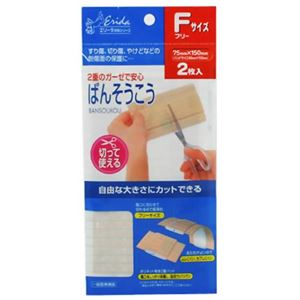 エリーダ フリーサイズばんそうこう 2枚入り 【6セット】画像１