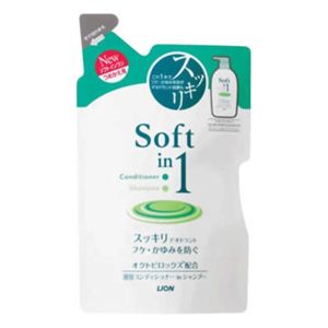 ソフトインワンシャンプー スッキリデオドラントタイプ 詰替用390ml 【5セット】