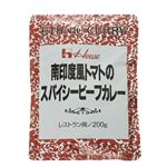 ハウス 南印度風トマトのスパイシービーフカレー 200g 【10セット】